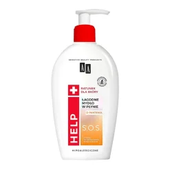 AA Help, Łagodne mydło w płynie S.O.S z d-pantenolem, 300 ml