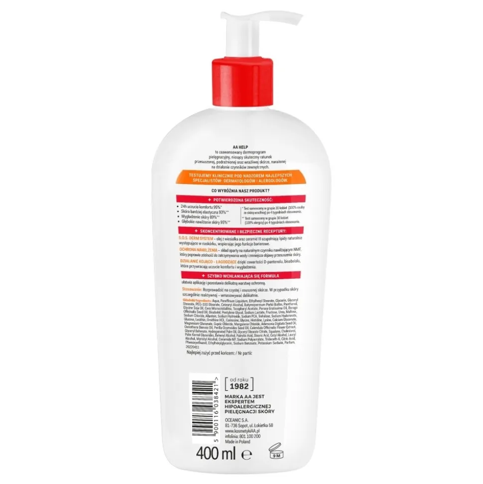 AA Help, Balsam opatrunek do ciała, 400 ml