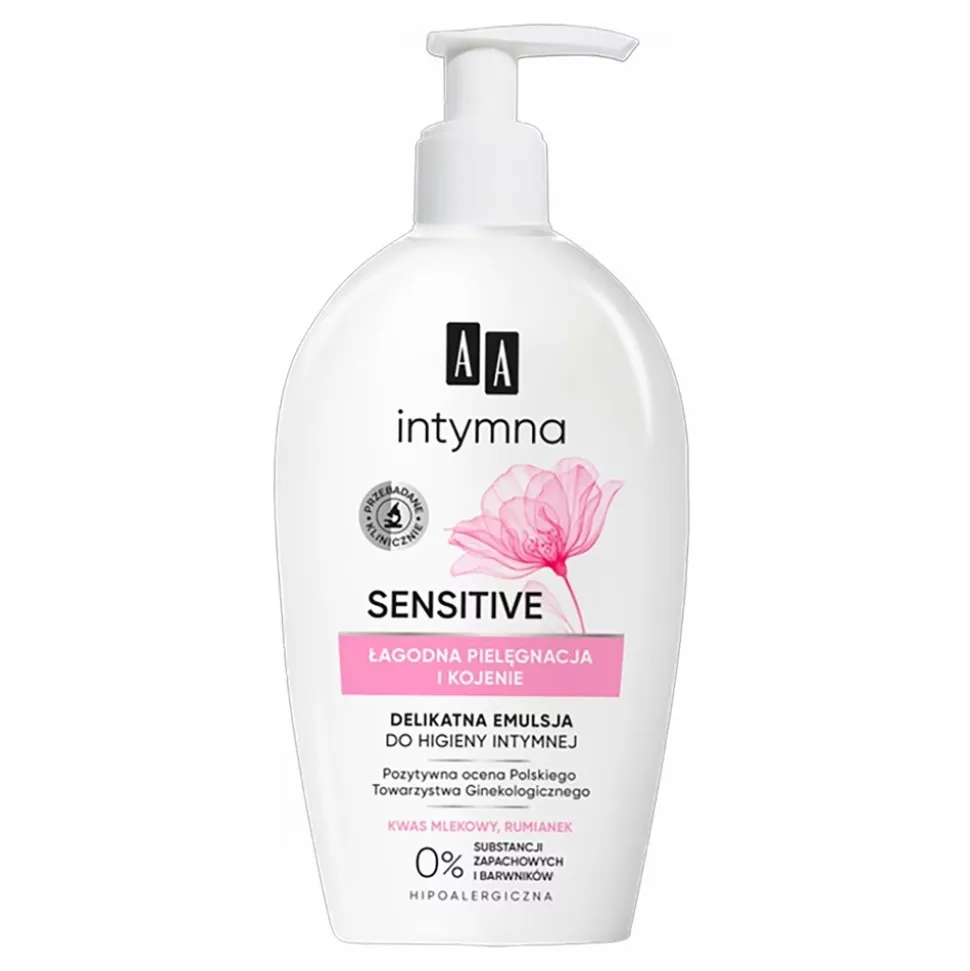 AA Intymna Sensitive, emulsja do higieny intymnej, 300 ml