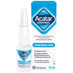 Acatar Control, 0,5 mg/ml (0,05%), aerozol do nosa, 15 ml