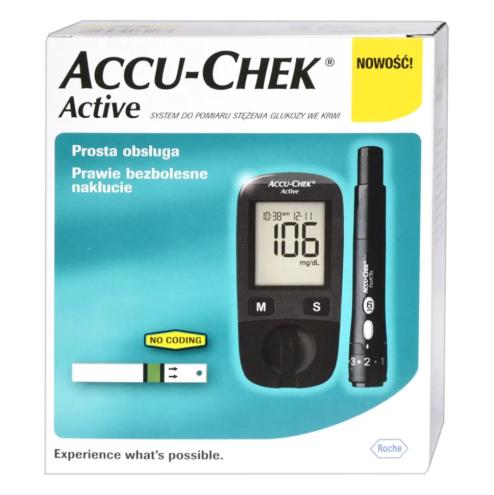 Accu-Chek Active, glukometr, 1 szt.