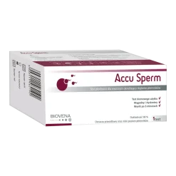 Accu Sperm, test płodności dla mężczyzn określający stężenie plemników, 1 szt.