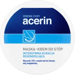 Acerin Zdrowe Stopy, Intensywna Kuracja Regenerująca, maska-krem do stóp, 125 ml