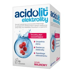 Acidolit, proszek, smak malinowy, 4,4 g, 10 saszetek