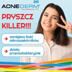 Acne-Derm, żel przeciwtrądzikowy i wybielający, 20 g