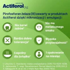 Actiferol Fe, 15 mg, proszek do rozpuszczania, saszetki, 30 szt.