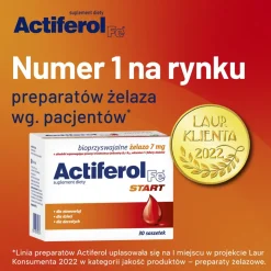 ActiFerol Fe START, proszek do rozpuszczania w saszetkach, 30 szt.