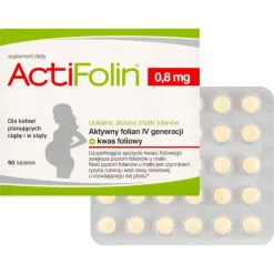ActiFolin 0,8 mg, tabletki powlekane, 90 szt.