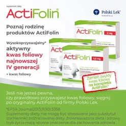 ActiFolin, 0,8 mg, tabletki powlekane, 30 szt.