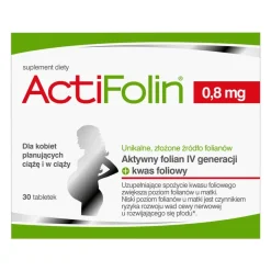ActiFolin, 0,8 mg, tabletki powlekane, 30 szt.