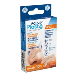 Active Plast, plastry ułatwiające oddychanie, rozmiar Standard, 5,6 cm x 1,8 cm, 10 szt.