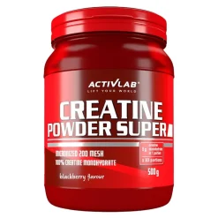 Activlab Creatine Powder Super, proszek, smak czarna porzeczka, 500 g