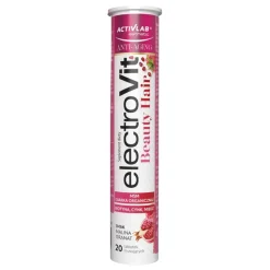 ActivLab ElectroVit Beauty Hair, tabletki musujące, smak malina-granat, 20 szt.