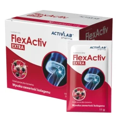Activlab Pharma FlexActiv Extra, proszek w saszetkach, smak porzeczkowo-żurawinowy, 30 szt.