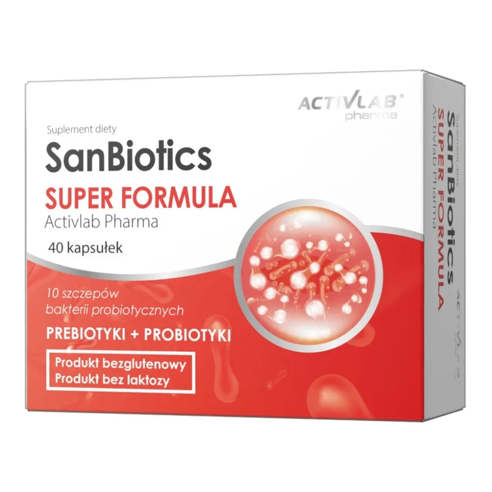 Activlab Pharma, SanBiotics Super Formula, kapsułki, 40 szt.