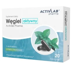 Actoivlab Pharma Węgiel aktywny, kapsułki, 20 szt.