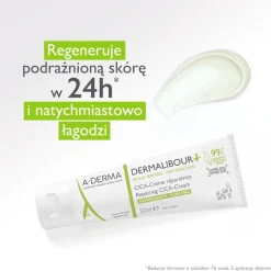 Aderma Dermalibour+ CICA, krem regenerujący do skóry podrażnionej od 1. dnia życia, 50 ml