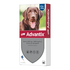 Advantix Spot-on, psy 25-40 kg, 4 ml x 4 szt.