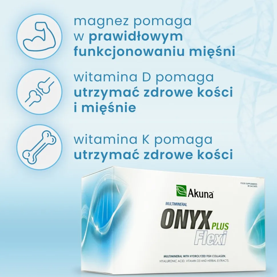 Akuna Onyx Plus Flexi, proszek, saszetki, 30 szt.