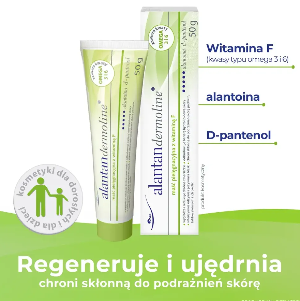Alantandermoline, maść pielęgnacyjna z witaminą F, 50 g
