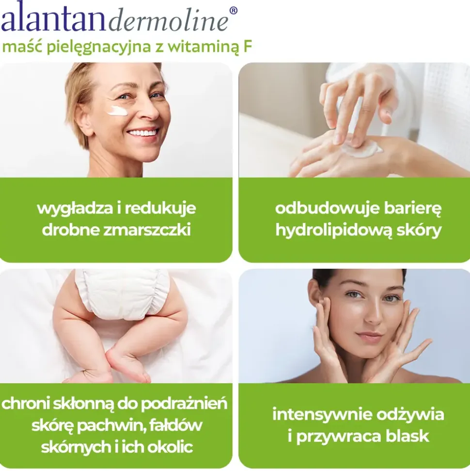 Alantandermoline, maść pielęgnacyjna z witaminą F, 50 g