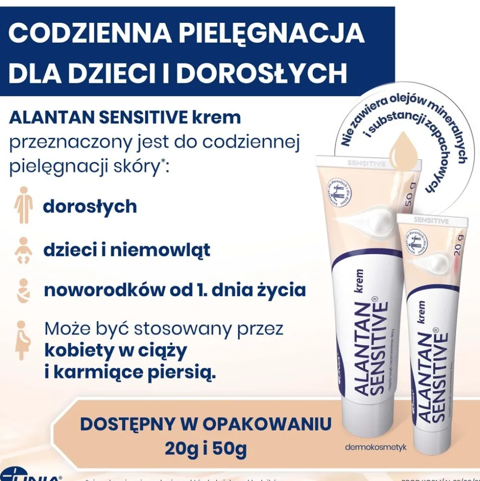Alantan Sensitive, krem, 50 g