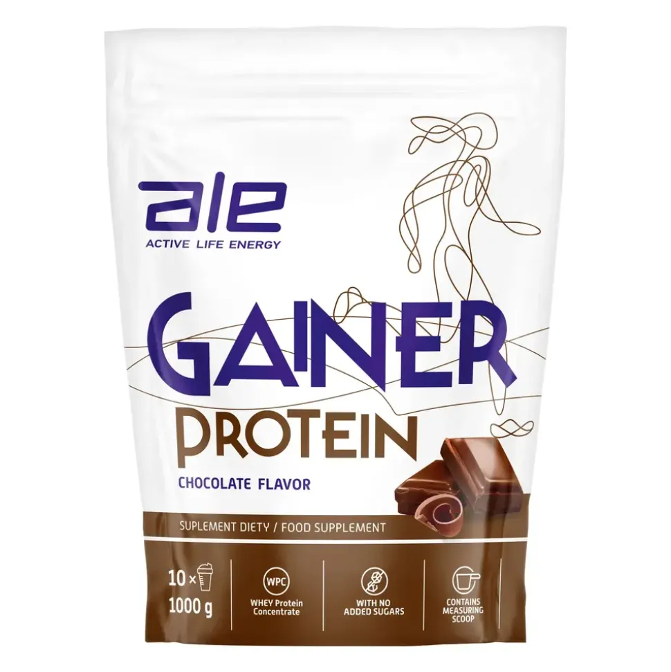 ALE Gainer Protein Chocolate Flavor, proszek, 1000 g