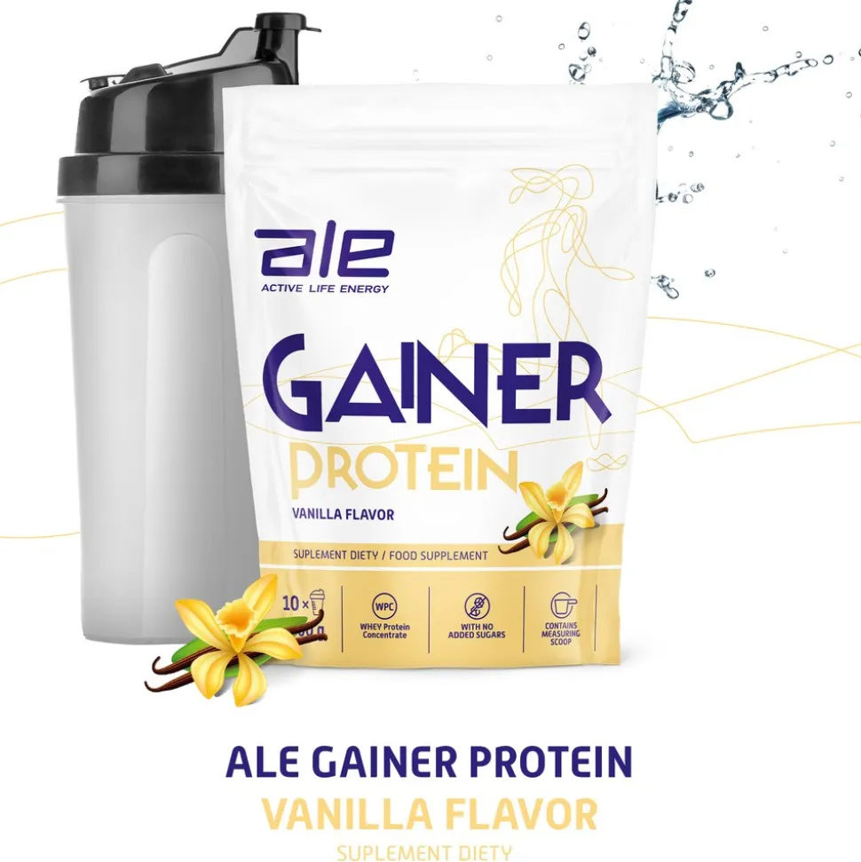 ALE Gainer Protein Vanilla Flavor, proszek, 1000 g