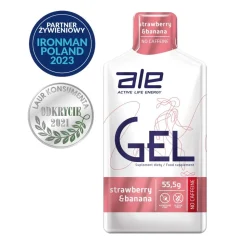 ALE Gel Strawberry Banana, żel, 55,5 g