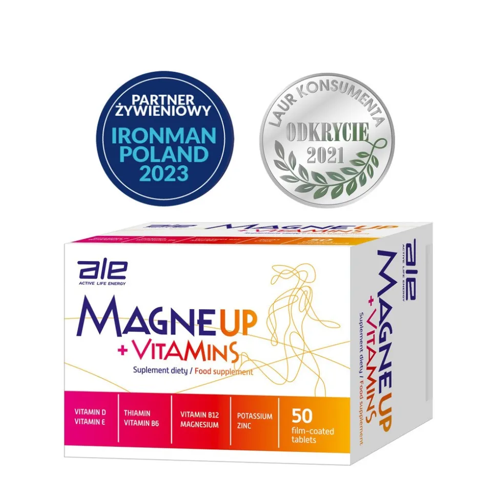 ALE MagneUp + Vitamins, tabletki, 50 szt.