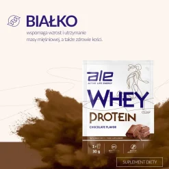 ALE Whey Protein Chocolate Flavor, proszek, 30 g