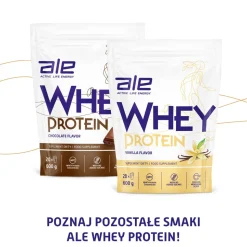 ALE Whey Protein Strawberry Flavor, proszek, 600 g