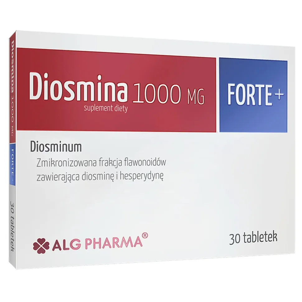Alg Pharma Diosmina 1000 mg Forte+, tabletki, 30 szt.