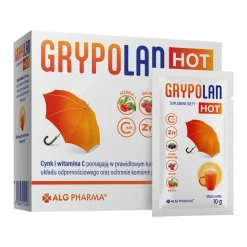 Alg Pharma Grypolan HOT, saszetki z proszkiem, 10 g x 10 szt.