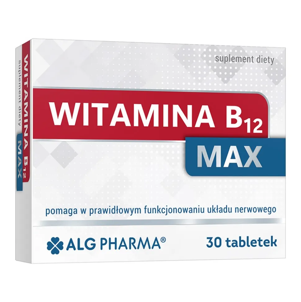Alg Pharma Witamina B12 Max, tabletki, 30 szt.