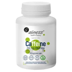 Aliness Caffeine 200 mg + Guarana, kapsułki, 100 szt.