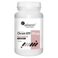 Aliness Chrom GTF 200 µg Active Cr-Complex, tabletki, 100 szt.