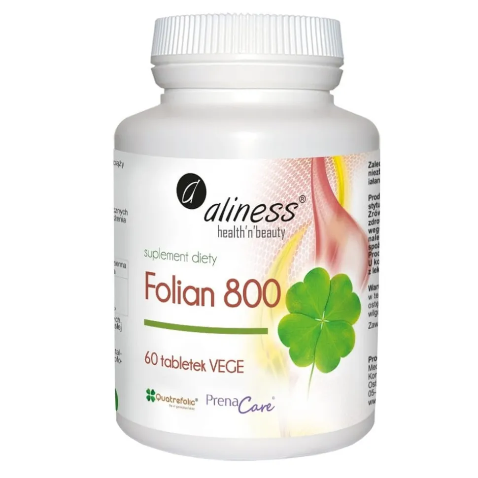 Aliness Folian 800 µg, tabletek, 60 szt.