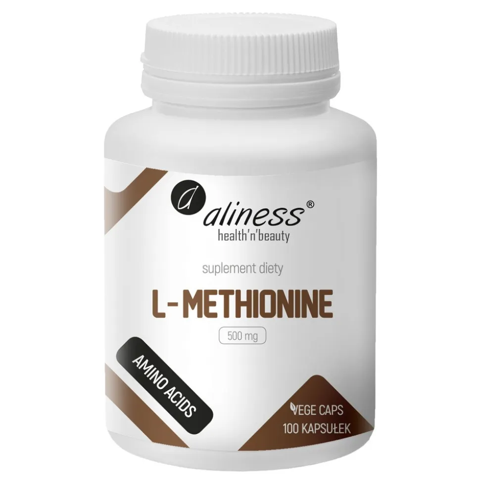 Aliness L-Methionine 500 mg, kapsułki, 100 szt.