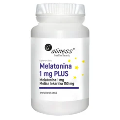 Aliness Melatonina 1 mg Plus, tabletki, 100 szt.