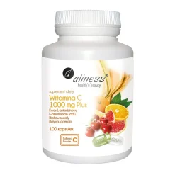 Aliness Witamina C 1000 mg Plus, kapsułki, 100 szt.