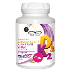 Aliness Witamina K2 KM7 Forte + D3, kapsułki, 60 szt.