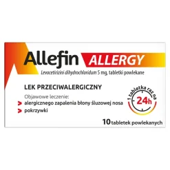 Allefin Allergy, 5 mg, tabletki powlekane, 10 szt.