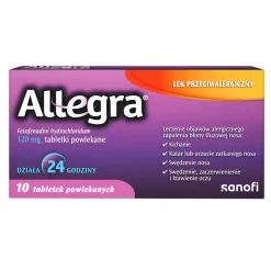 Allegra, 120 mg, tabletki powlekane, 10 szt.