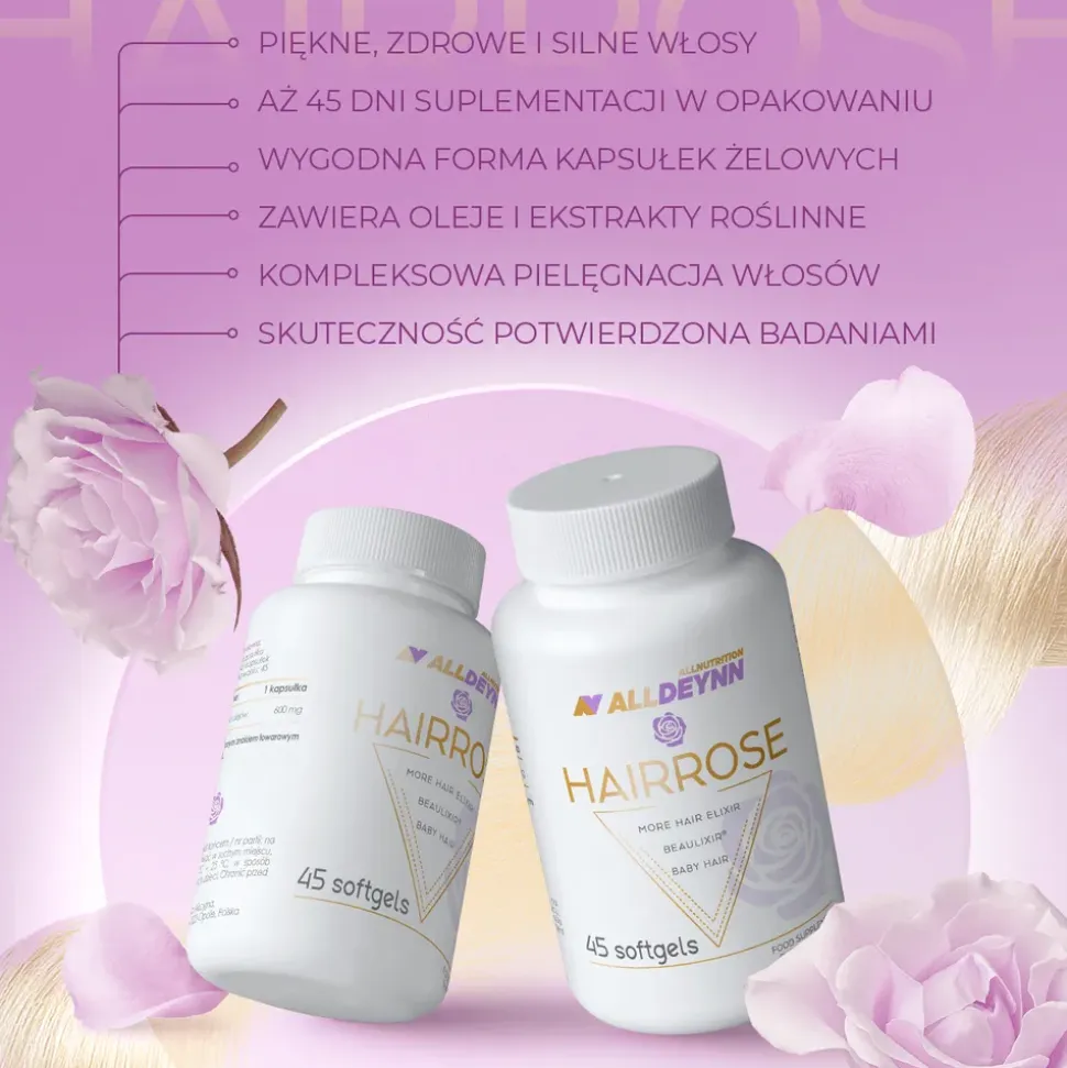 Allnutrition ALLDEYNN Hairrose, kapsułki, 45 szt.