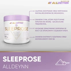 Allnutrition, ALLDEYNN SleepRose, tropical-orange, proszek, 280 g