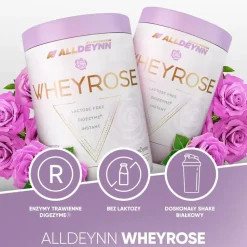 Allnutrition, ALLDEYNN WheyRose, white chocolate raspberry, proszek, 500 g