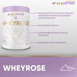 Allnutrition, ALLDEYNN WheyRose, cookie with cookies, proszek, 500 g