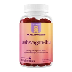 Allnutrition Ashwagandha, żelki, smak wiśniowy, 60 szt.