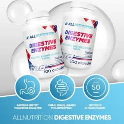 Allnutrition Digestive Enzymes (Enzymy trawienne), kapsułki, 100 szt.